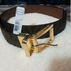 NWT Authentic Michael Kors Leather Belt